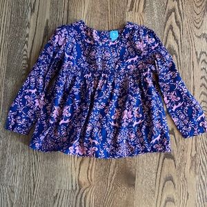 EUC Baby Gap Girls Long Sleeve Blouse